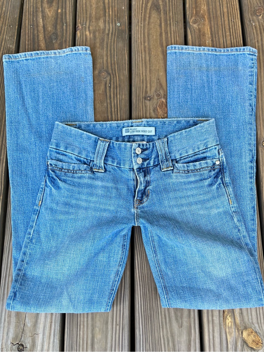 GAP Low Rise Boot Cut Jeans